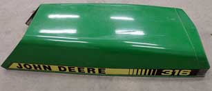 John Deere model 316 hood